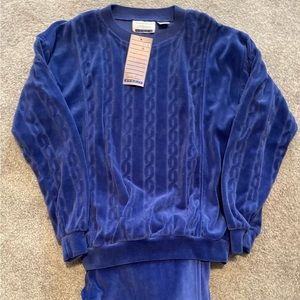 Jacklyn Smith velour track suit - New with tags. Top size Sml. Pants size Med.